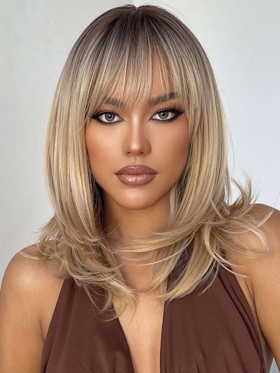 8 Most Universal Medium-Length Haircuts with Bangs