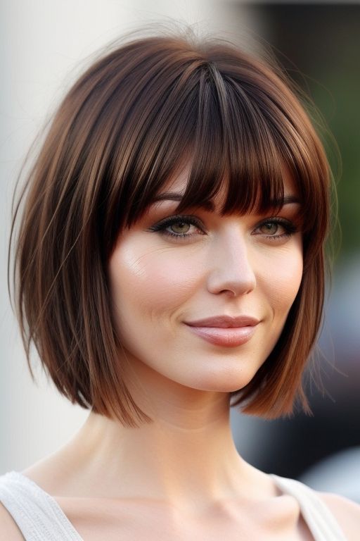 20+ Pretty and Practical Medium Bob Hairstyles